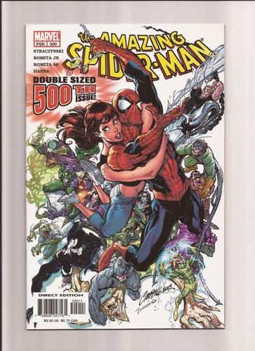 THE AMAZING SPIDER-MAN #500 NM 9.4 J. SCOTT CAMPBELL COVER *DOUBLE SIZED* 2003