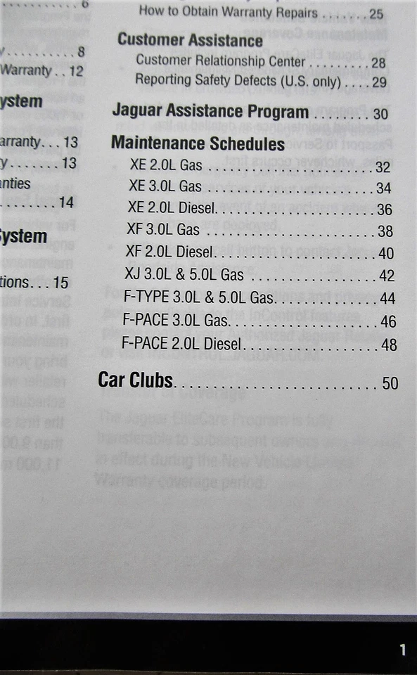 2016 16 2017 17 JAGUAR XJ XE XF F-TYPE F-PACE ВЛАДЕЛЬЦЫ РУКОВОДСТВО ПАСПОРТ ДЛЯ ОБСЛУЖИВАНИЯ - Изображение 3 из 3