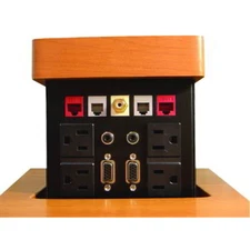 Altinex PNP517C Pop N Plug Tabletop Customizable Box /VGA/RJ-45/RJ-11/RCA/Audio