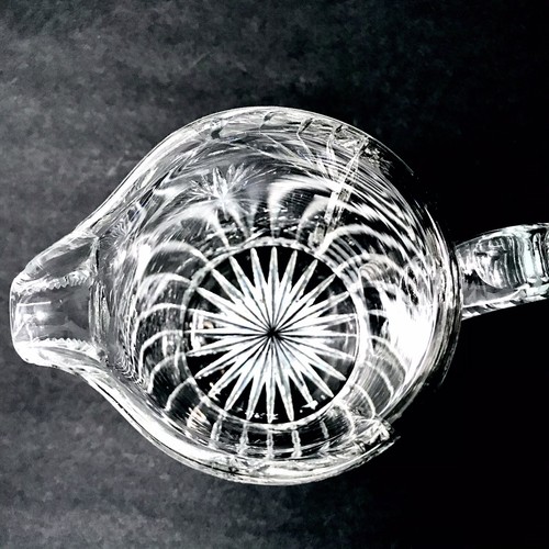 Jarra de agua American Brilliant Period Cut Starburst Diamond Fan Crosshatch - Imagen 8 de 12