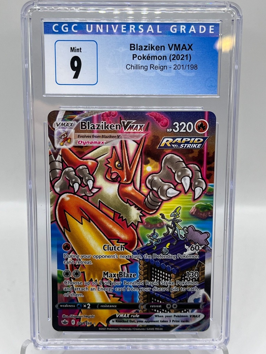 Blaziken VMAX 201/198 Chilling Reign Holo Alt Art Pokémon TCG Card