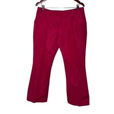 Red Valentino Bright Pink front pleat trousers sz IT 48 US 10