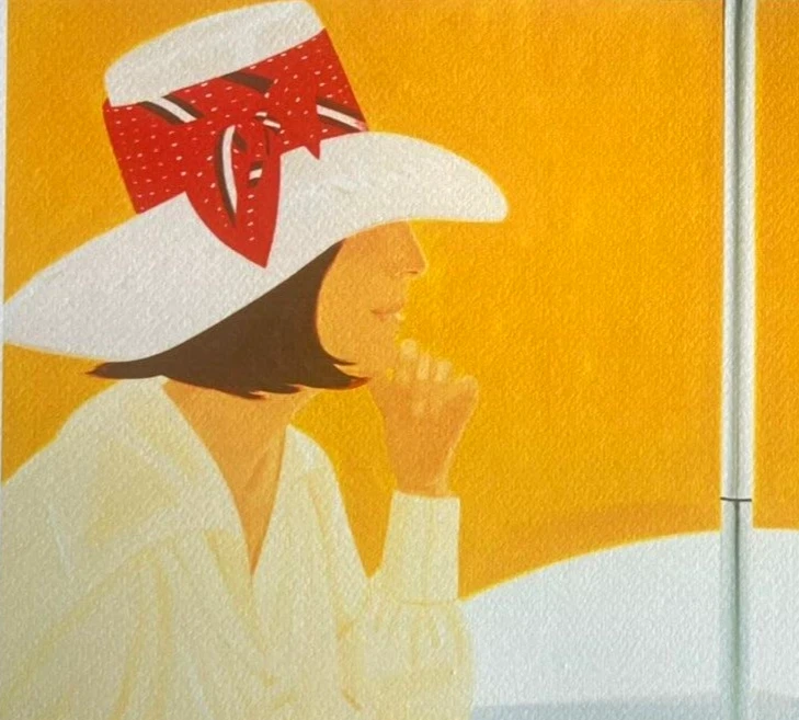 Litografía Alex Katz certificado de autenticidad original firmada numerada en colección de lápices # Foto 4 de 4