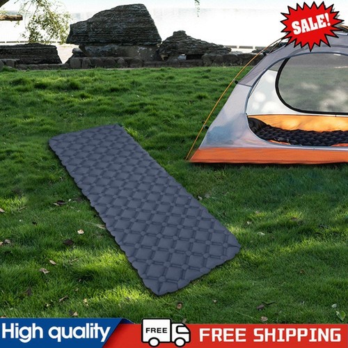Inflatable Air Mattresses TPU Camping Sleeping Bed for Garden (Navy
