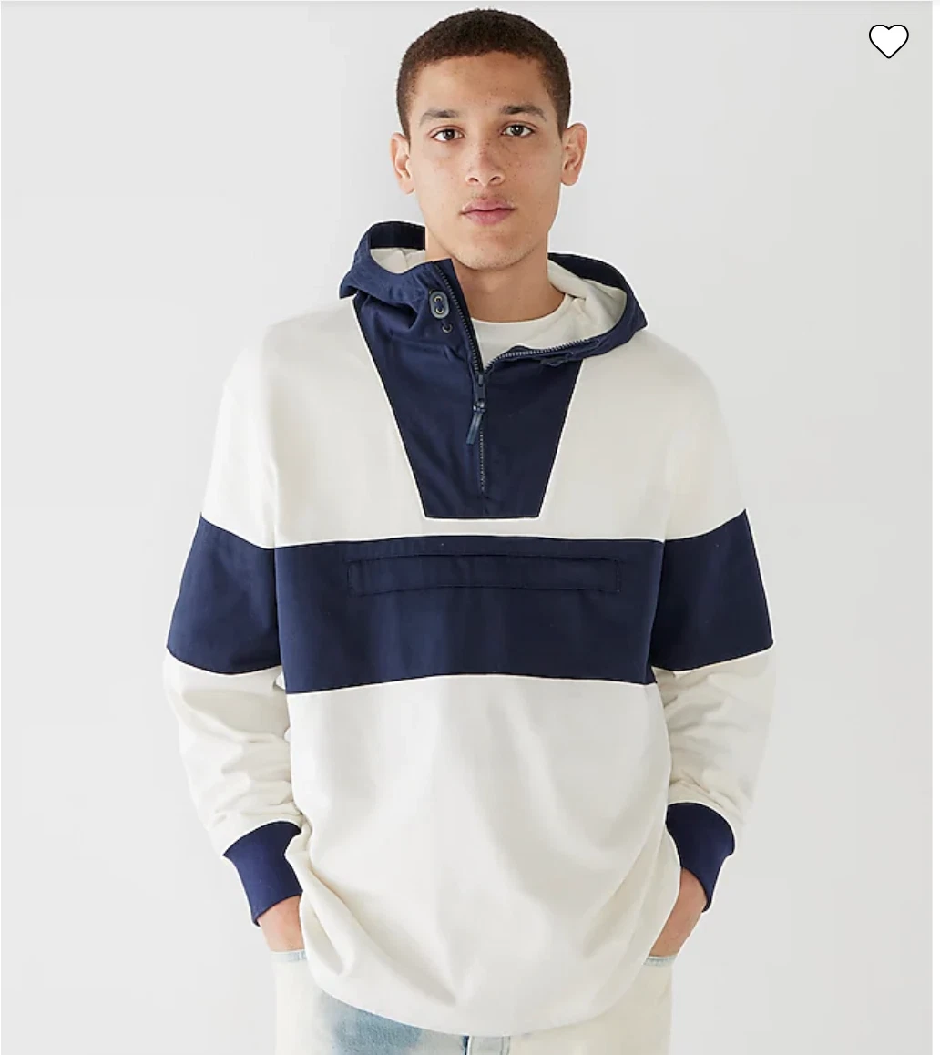 Anorak sweatshirt hotsell