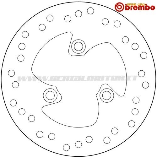 Disco de Freno Fijo Brembo Serie Oro Posterior por Beta Ark 50 1999 > 2002 - Imagen 2 de 2