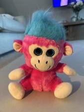 Keel Toys Monkey Plush Teddy - Pink And Blue 