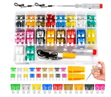 Fuse Assortment Kit, 306pcs Automotive Assorted Replacement Blade Fuses Standard