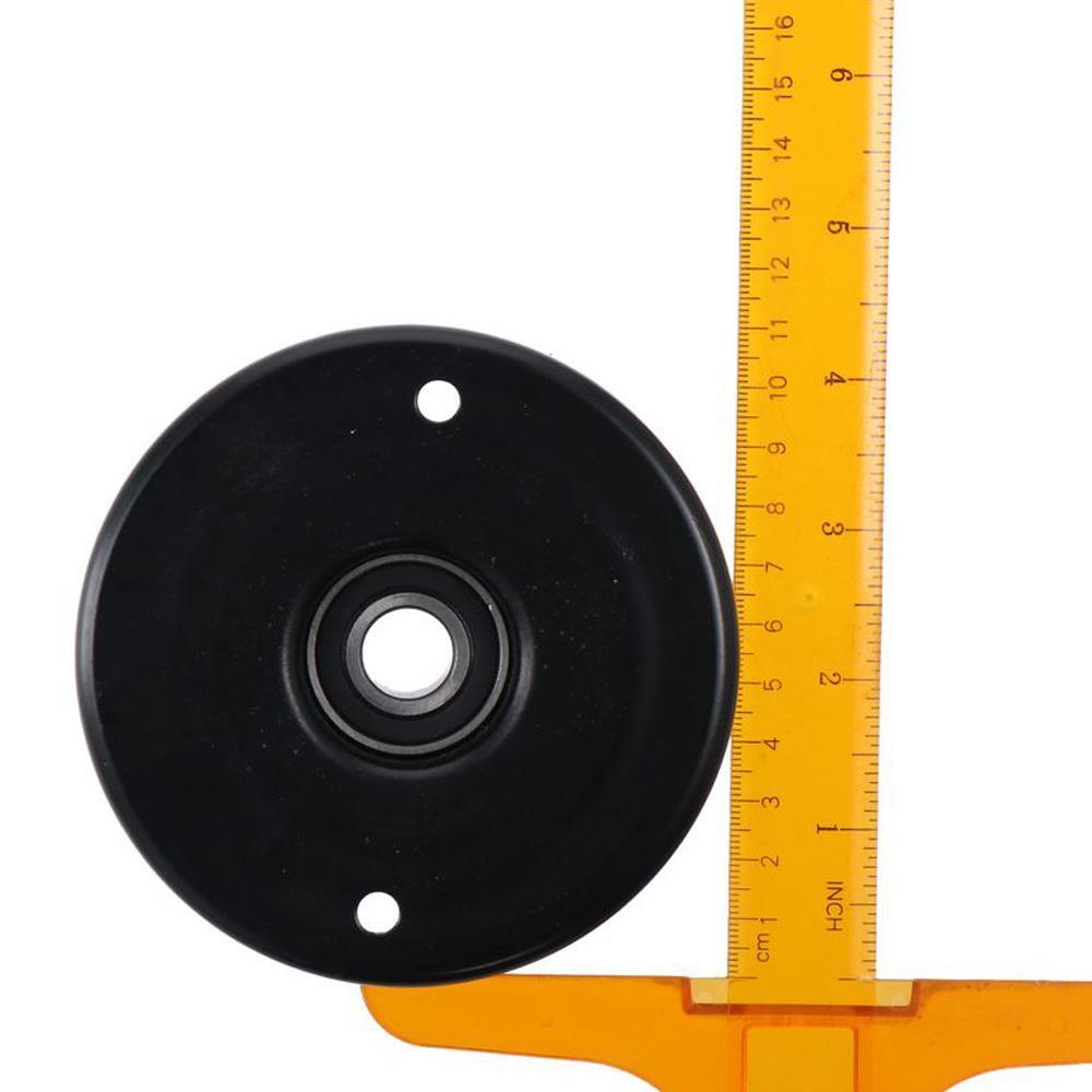 1Pc Black Pulley Wear Resistant Idler Pulley Adjuster Idler Pulley Kit