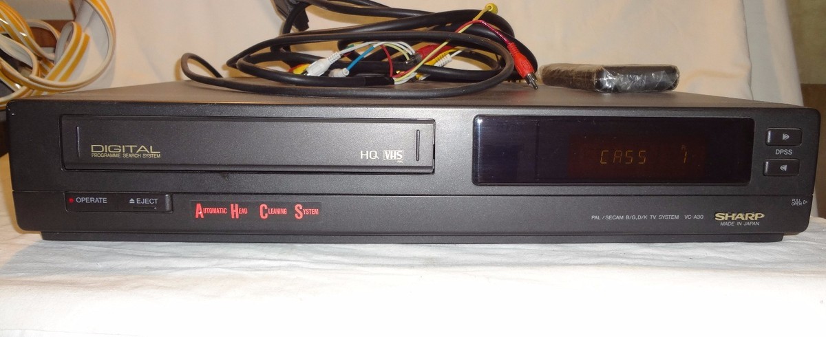 VINTAGE SHARP VC A30 BP VIDEO RECORDER VIDEOREGISTRATORE VHS