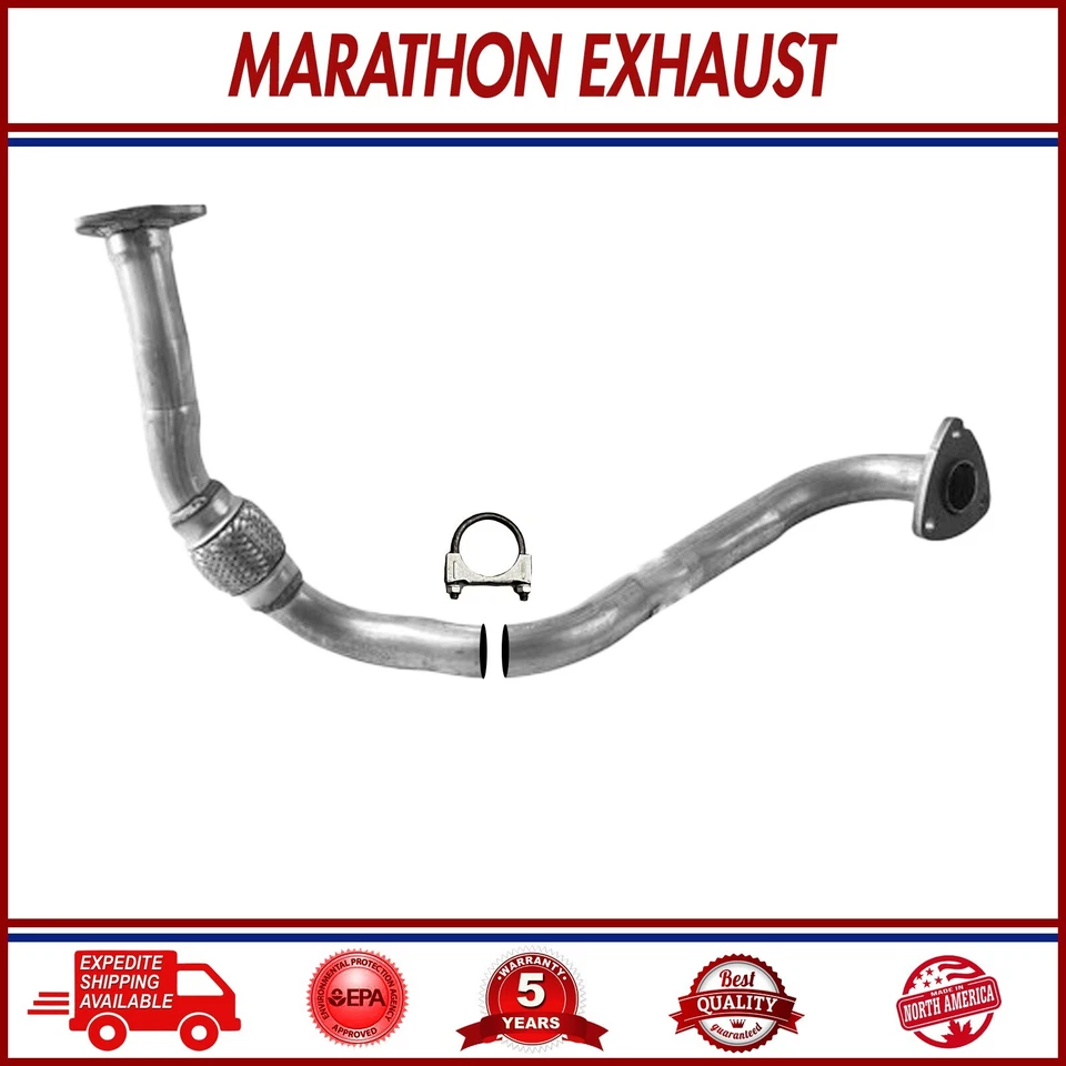 Tubo de escape delantero compatible con: Chevrolet S10 1998-2003|GMCSonoma|IsuzuHombre 2,2 L Vin(5) tracción trasera Foto 4 de 4