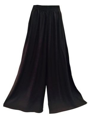 Ladies Trousers Palazzo Kaftan Pants Elasticated Harem Black  Strech SAVE ££££££