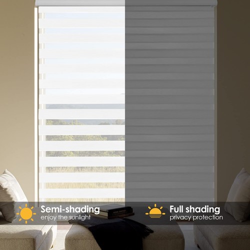 Homebox Zebra Blinds for Indoor Windows Roller, Window Shades Light Filtering... - Picture 5 of 7