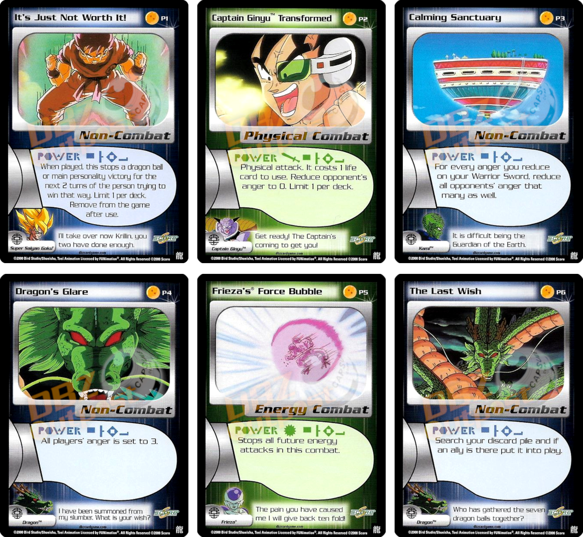 Dragon Ball Z CCG SCORE Frieza Saga Promo CHOOSE YOUR CARD Limited