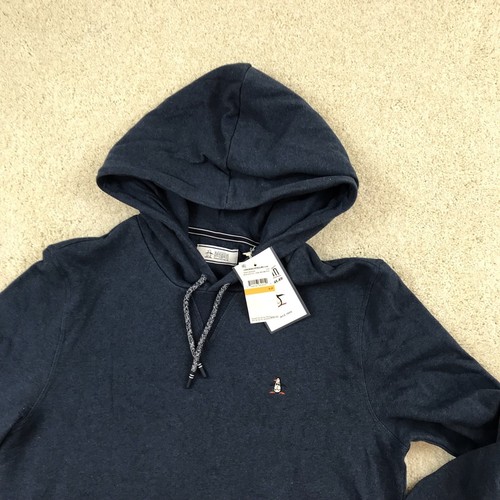 Original Penguin Sport Hoodie Mens Small Navy Blue New - Picture 2 of 8