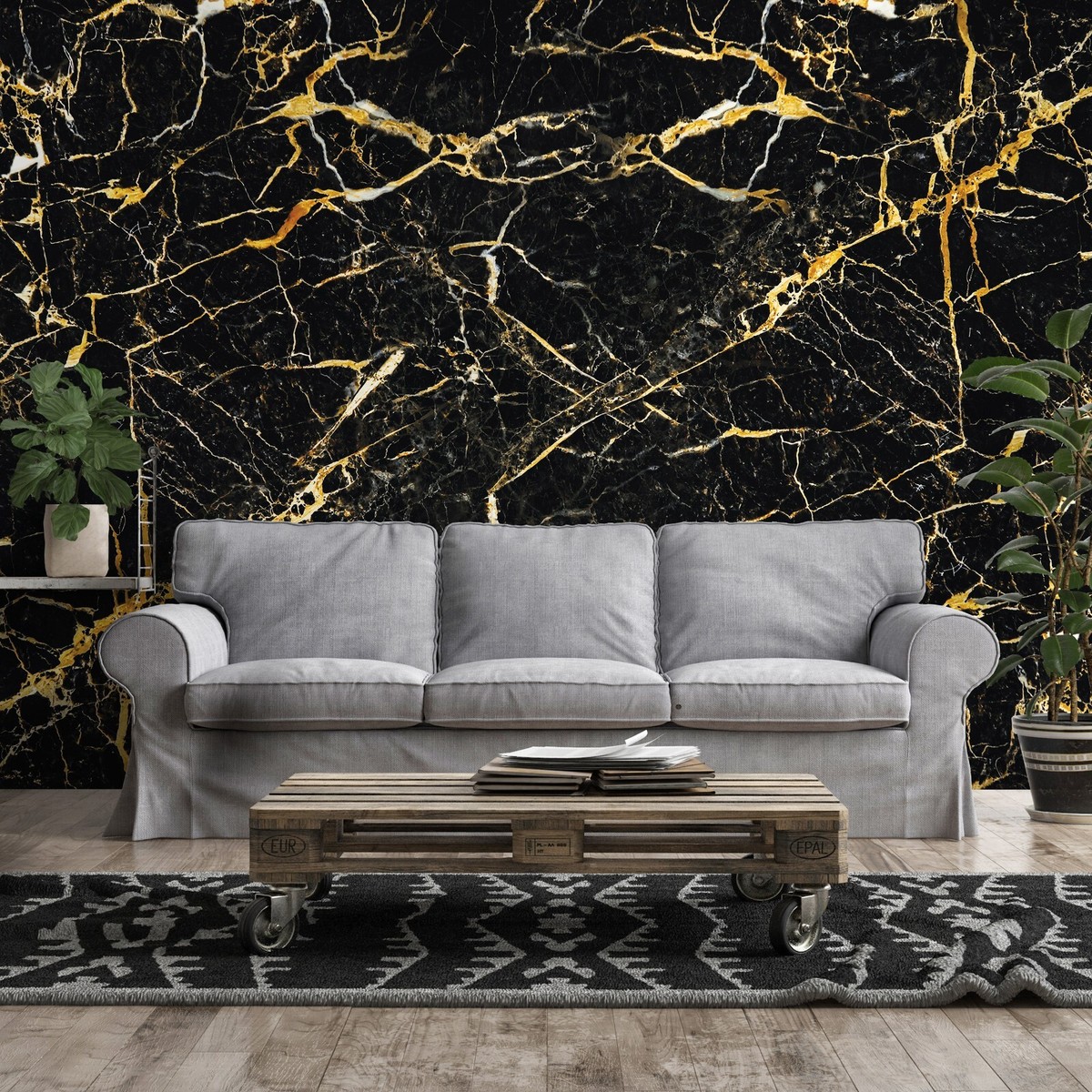 Gold Wallpaper Living Room Uk Matttroy