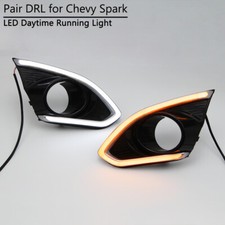 For Chevrolet Spark 2013-2015 Led Drl Daytime Running Light Turn Signal Lamp