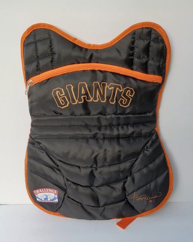San Francisco Giants Baseball Catcher B. Molina Chest Protector SGA Backpack - Picture 3 of 8