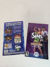 the sims 2 nightlife manual only PC version NO GAME
