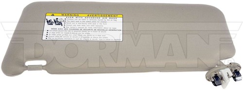 Sun Visor Dorman 74059, 74310-06770-E0, Fits 07-11 Camry Right Tan Illuminated - Picture 2 of 4