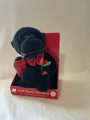 Vintage Cell Phone Monkey ''I Just Called to say, I love you'' Tested - e754