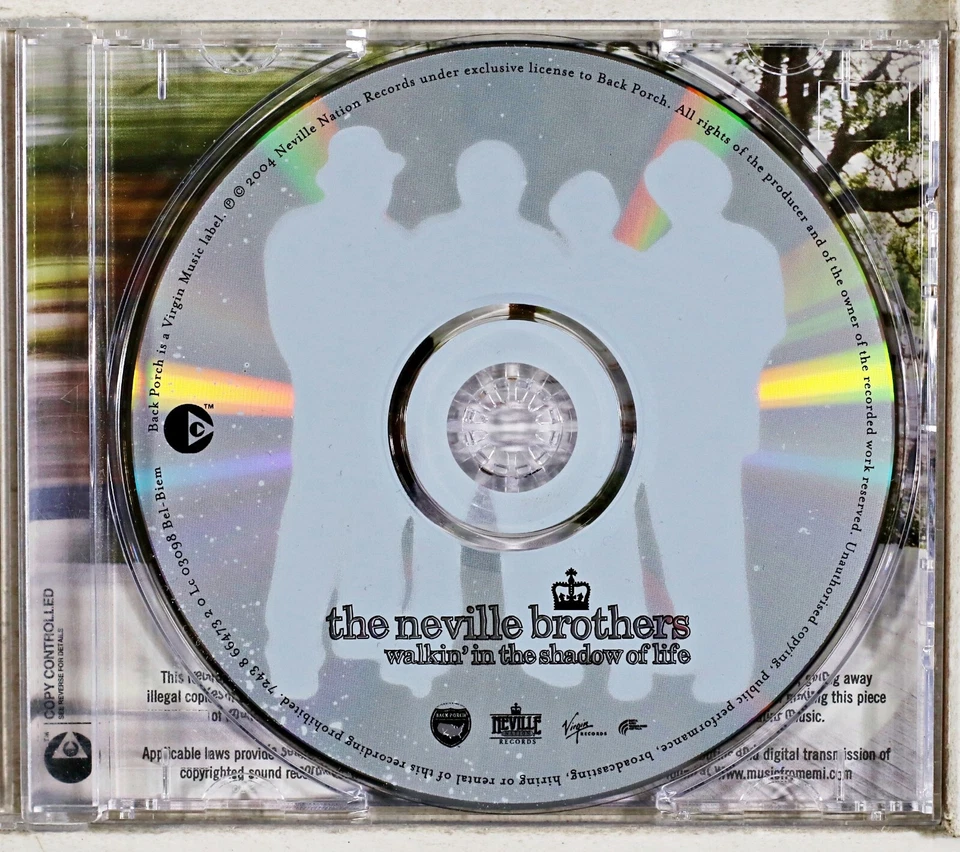 The Neville Brothers - Walkin' In The Shadow Of Li... (CD 2004) - Imagem 2 de 3
