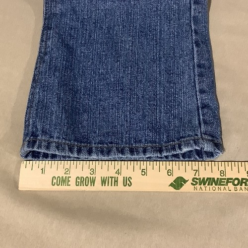 SQUEEZE Girls Jeans SZ 10 Tall Painted Flowers Distressed Cute School Jeans - Picture 12 of 12