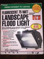 Designers Edge Fluoresent 75 W Landscape Flood  Light ** NO BULB** -C