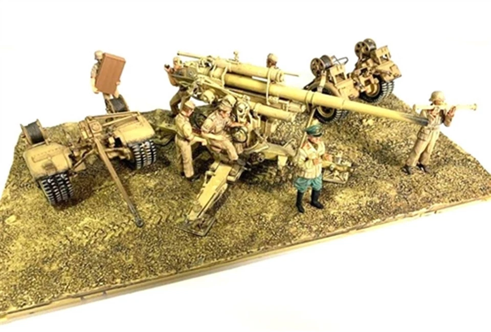 Forces of Valor 1/32 Krupp 88mm FlaK 18 German Army AA DAK North Africa 801008B - Image 3 of 4