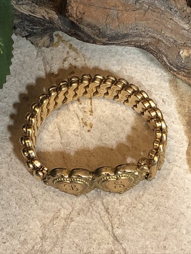 33. Victorian Double Heart Sweetheart GF USA Carmen The DFB Co Expansion Bracelet - Bild 4 von 15