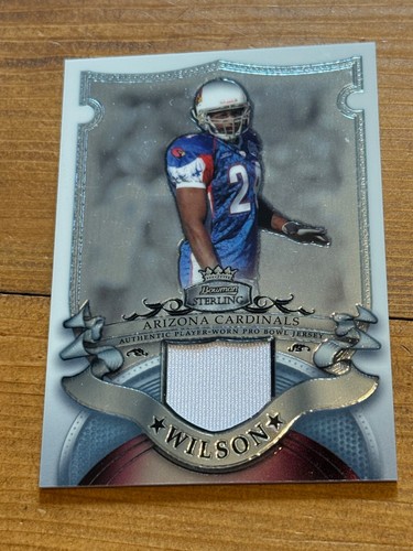 Topps BSVR-AW Bowman Sterling Arizona Cardinals Adrian Wilson Jersey Patch Card - Picture 9 of 9