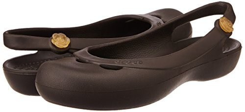Crocs Jayna Espresso Brown Slip-On Loafers Women Size 7 NWT Relaxed Fit-image