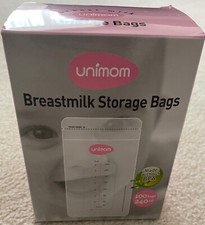 Unimom breast milk storage bags -100 bags, 8 oz