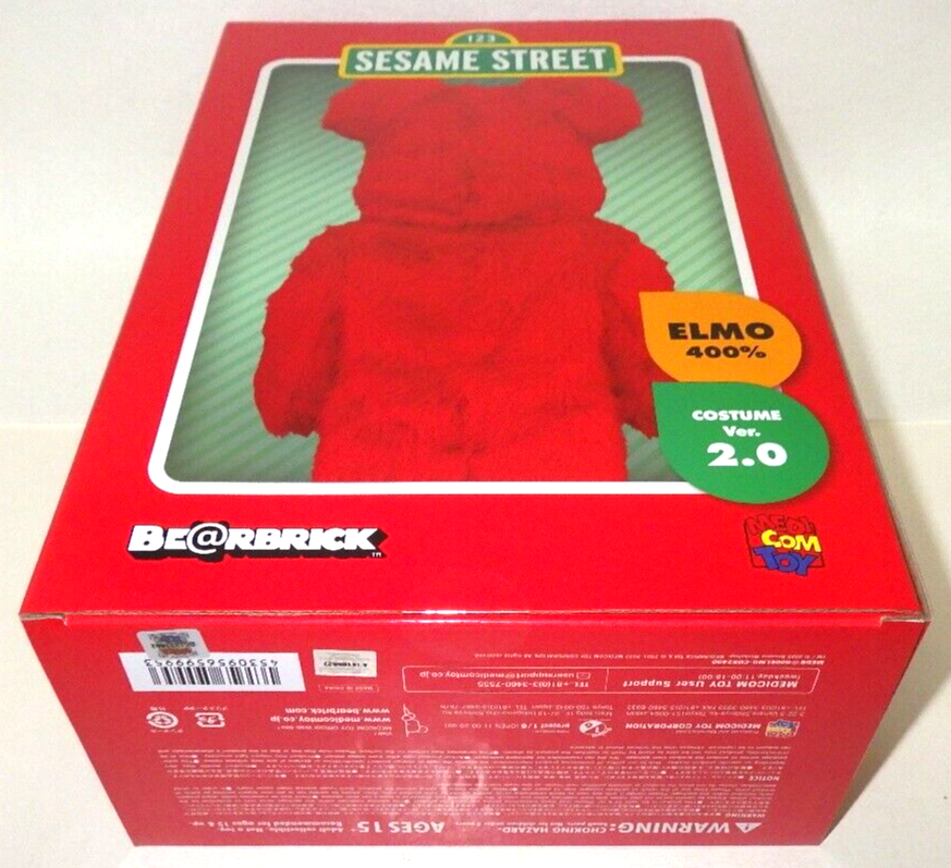 Medicom Sesame Street Elmo Costume Ver. 2.0 400% Bearbrick Medicom Sesame Street Elmo Costume Ver. 2.0 400% Bearbrick