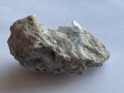 Natural Blue Celestite in Matrix - 167g 3.25'' - Unique Find
