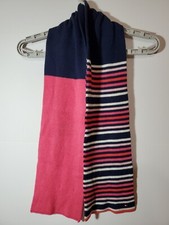 TOMMY HILFIGER GIRLS SCARF STRIPED SIZE 8-14 Pink Navy White Melon 50" Long