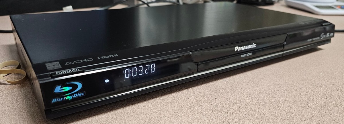 Panasonic DMP-BD60 Blu-Ray Player no Remote 37988983483| eBay