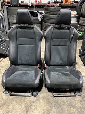   13-20 Subaru BRZ Black Suede Seats Alcantara Toyota GT 86 Scion FR-S OEM