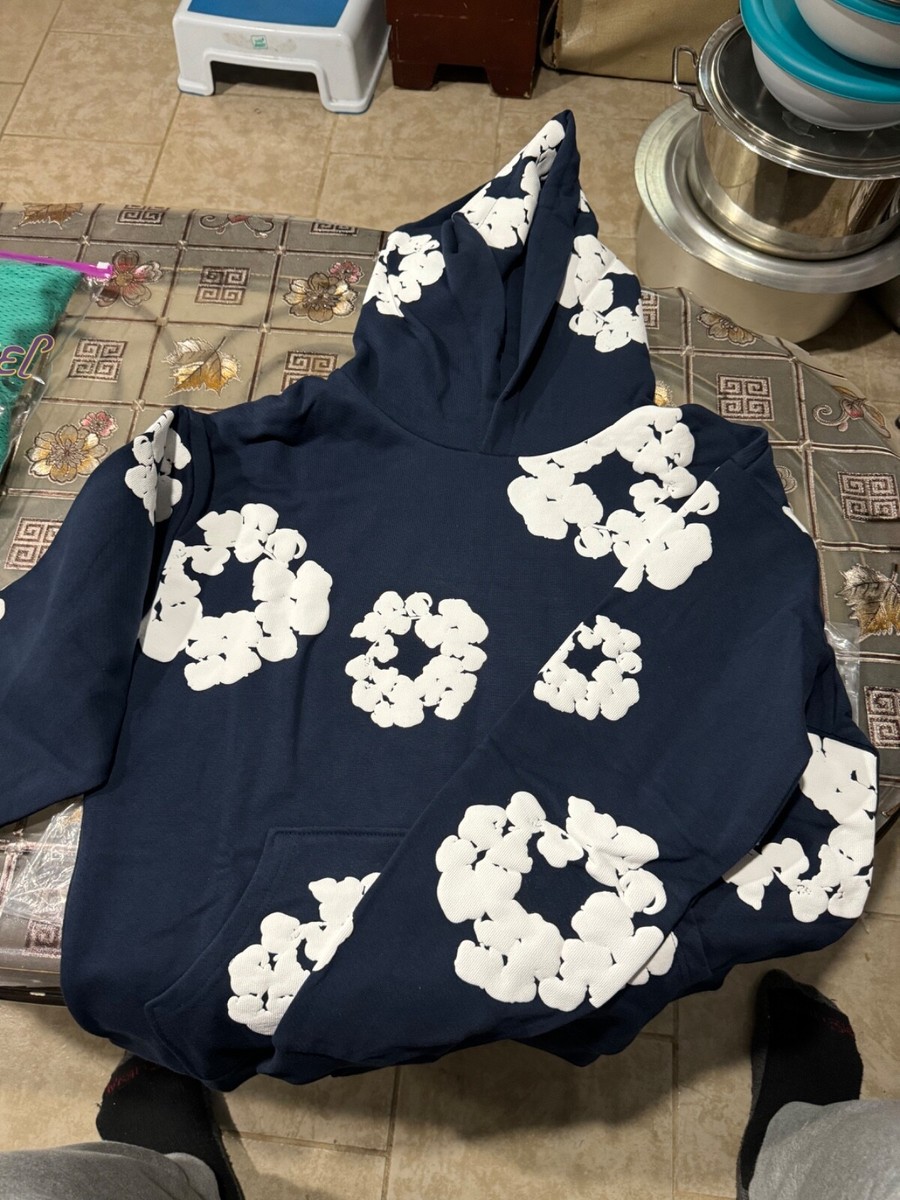 BRAND NEW* Denim Tears ''NAVY BLUE'' Hoodie - Ready To Ship BRAND NEW* Denim Tears ''NAVY BLUE'' Hoodie - Ready To Ship