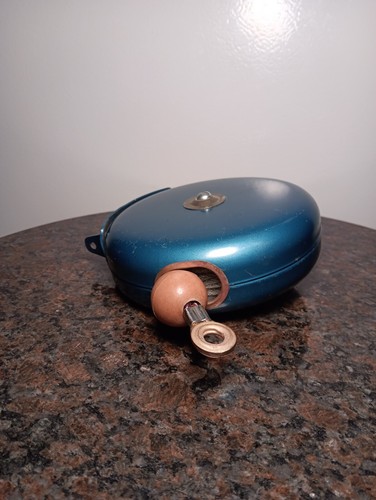 Vintage Mama Cord Nippon Steel Co. Japan 15 Fuß einziehbare Wäscheleine Rolle - Bild 5 von 5