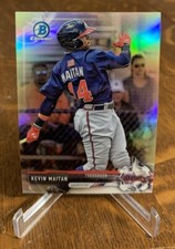 2017 Bowman Chrome Draft Refractor #BDC-160  Kevin Maitan Atlanta Braves