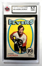 1971-72 O-Pee-Chee #33 Andre Lacroix | KSA Graded NMM+ 8.5