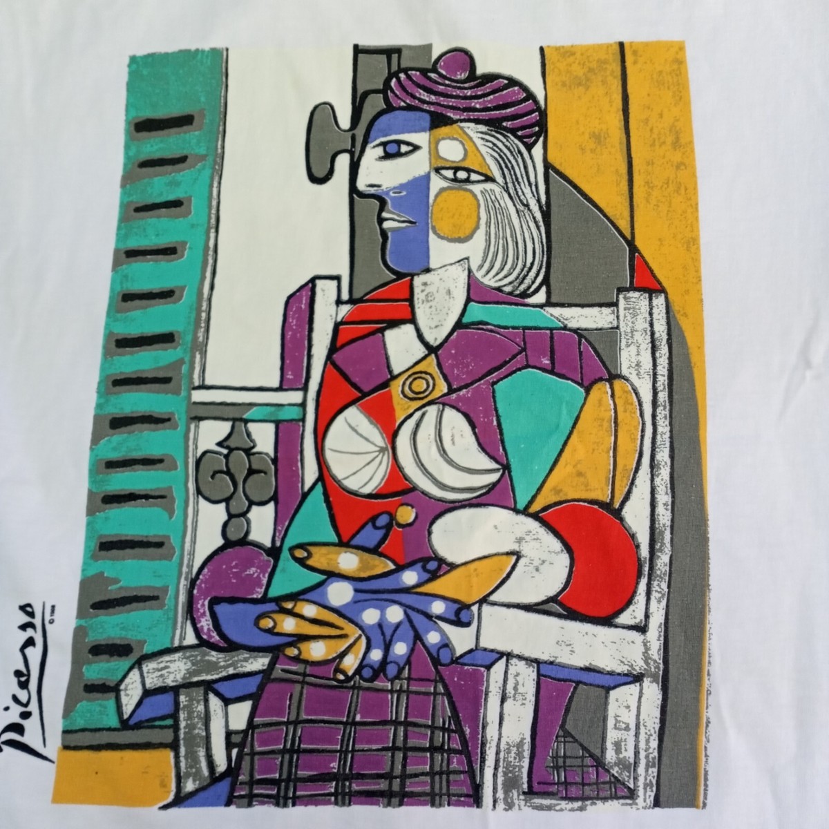 Vintage Picasso Art T-shirt Size Large Single Stich | eBay