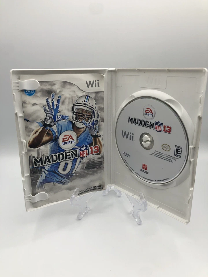 Madden NFL 13 Football Nintendo Wii 2012 CIB Complete w/ Manual Tested - Image 2 of 4
