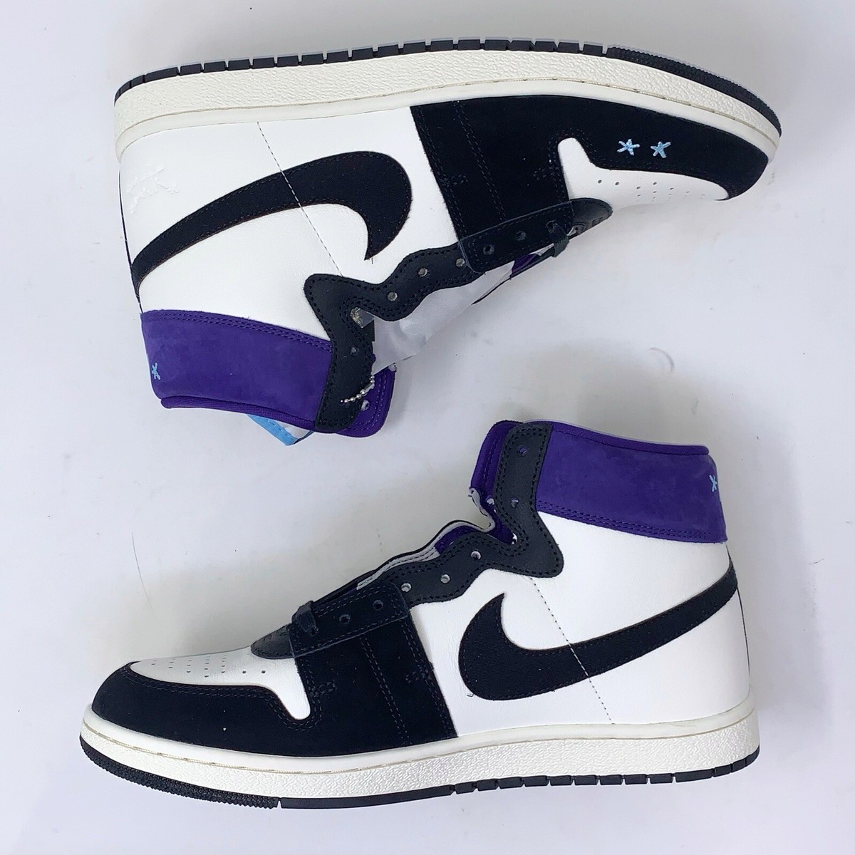 Air Jordan Air Ship x Opium Paris Sail White Sneakers Size 12