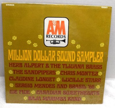 A&M Million Dollar Sampler, 19001, 1C/1D, Shrink, Stereo, Herb Alpert, We 5, NM