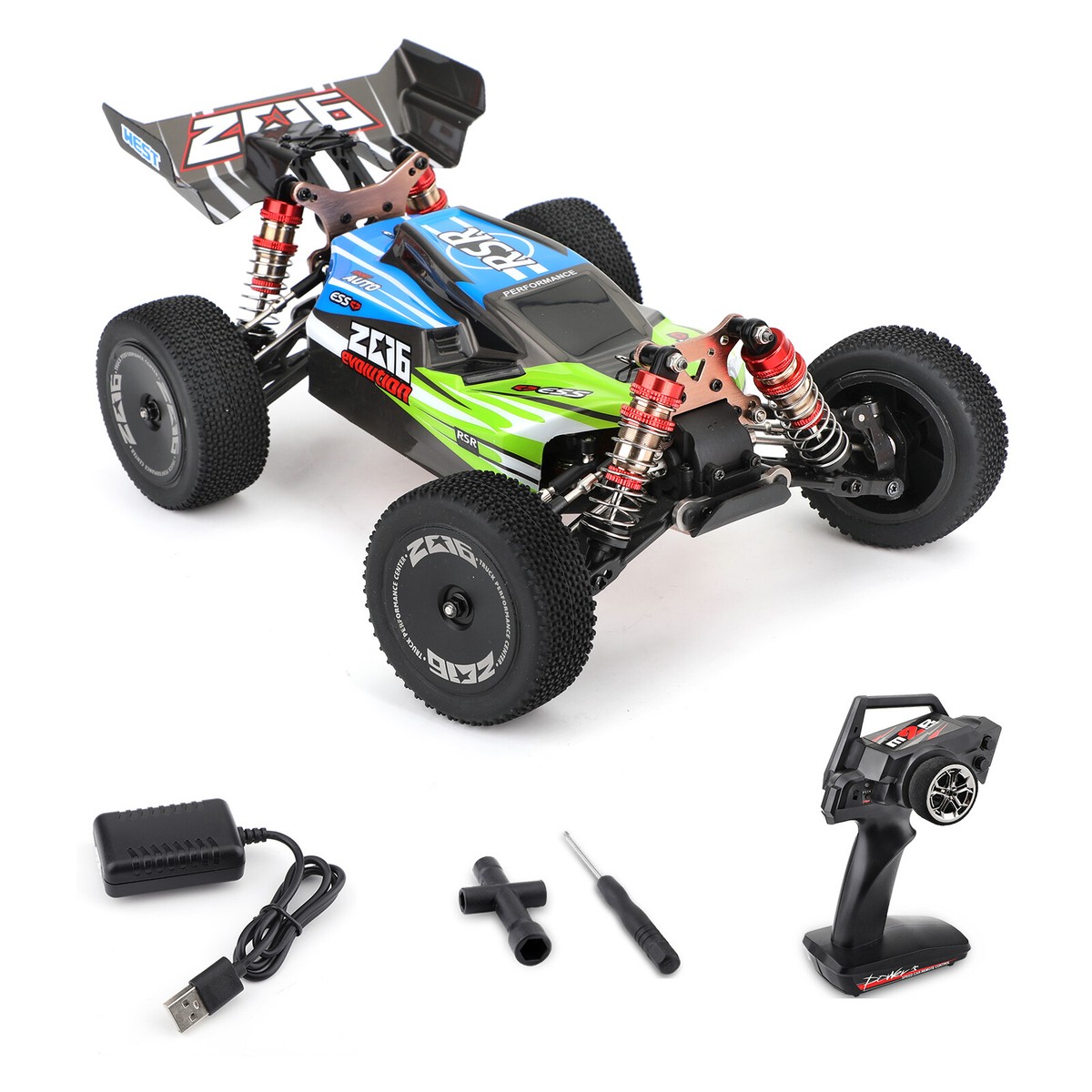 WLtoys 144001 RTR 2.4GHz 60km/h High Speed Drift Racing Car Remote