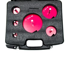 FIT PPRK6 Plastic Pipe Fitting Reamer Kit For 1/2" Drills PVC  Pipe Reamer Tool