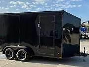 NEW BLACKOUT 7X14 V 7X16 V 7X20 V NOSE ENCLOSED
