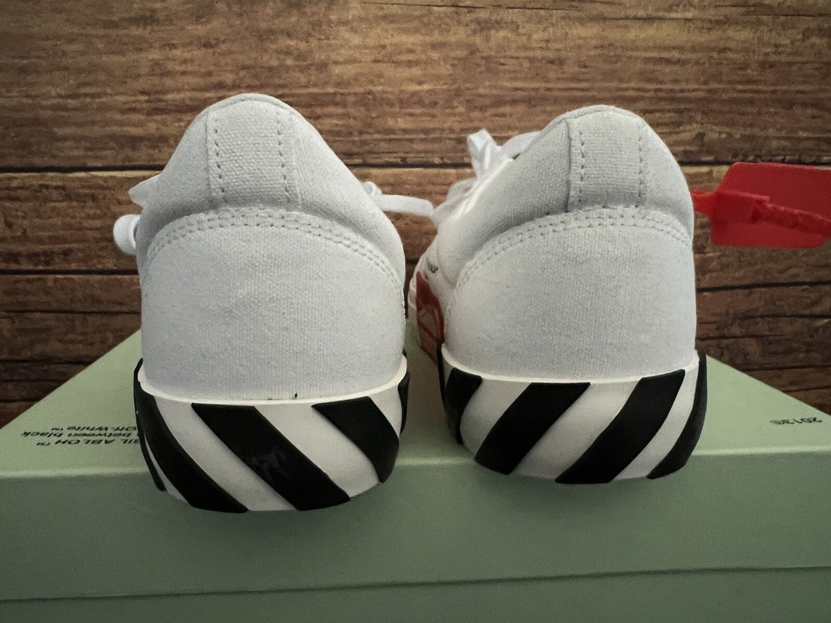 OFF-WHITE Vulc Low White Violet SS20 Size 7.5 